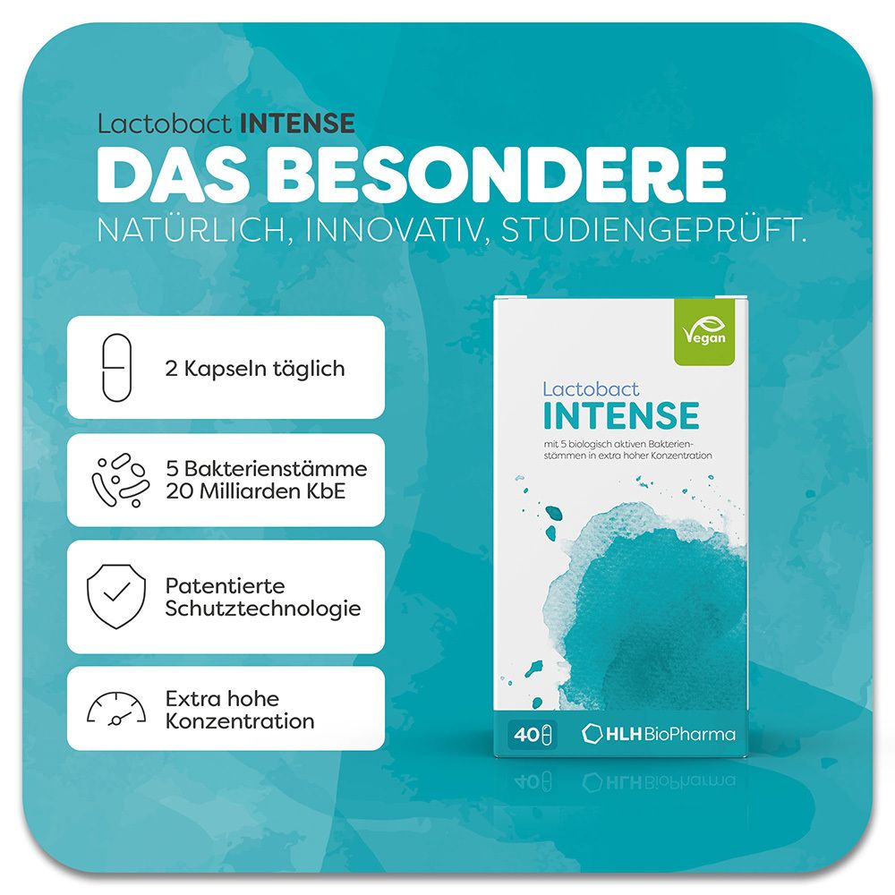 Lactobact INTENSE - Das Probiotikum für besondere Belastungssituationen