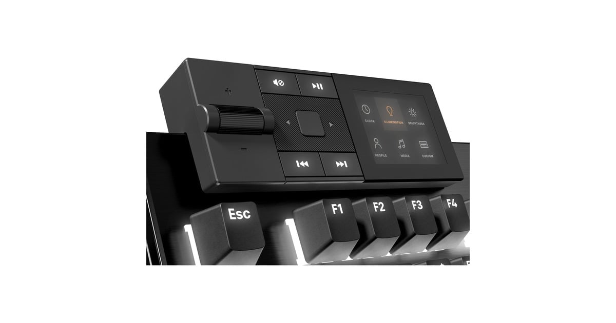 be quiet!Dark Mount Silent Linear, gaming toetsenbord  (Zwart, US lay-out, be quiet! Silent Linear, ARGB, PBT double-shot Keycaps, Media Dock)