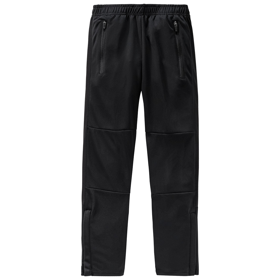 Beatwear Jungen Sporthose mit Bein-Reißverschluss schwarz