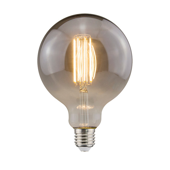 Ampoule LED E27 ballon à filament linéaire fumé blanc chaud Jacobsen