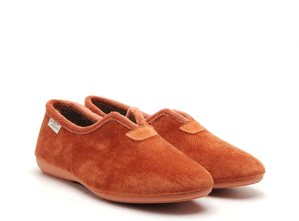 La maison de l espadrille chaussons femme 6211 5 orange