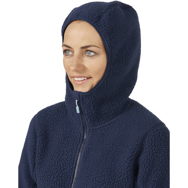 Veste polaire ski rando RAB SHEARLING HOODY W DEEP INK