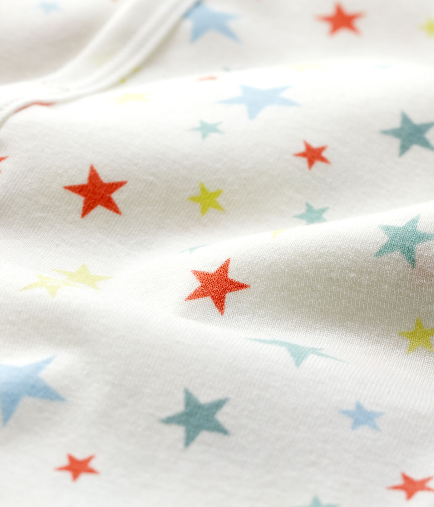 Combicourt à étoiles multicolores en coton biologique