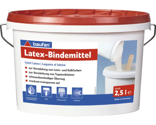 Baufan Latex Bindmiddel Transparant 2,5 l