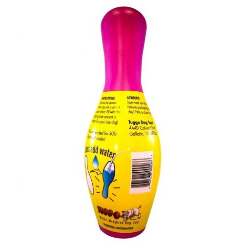 Tigela de brinquedo rosa para cachorro