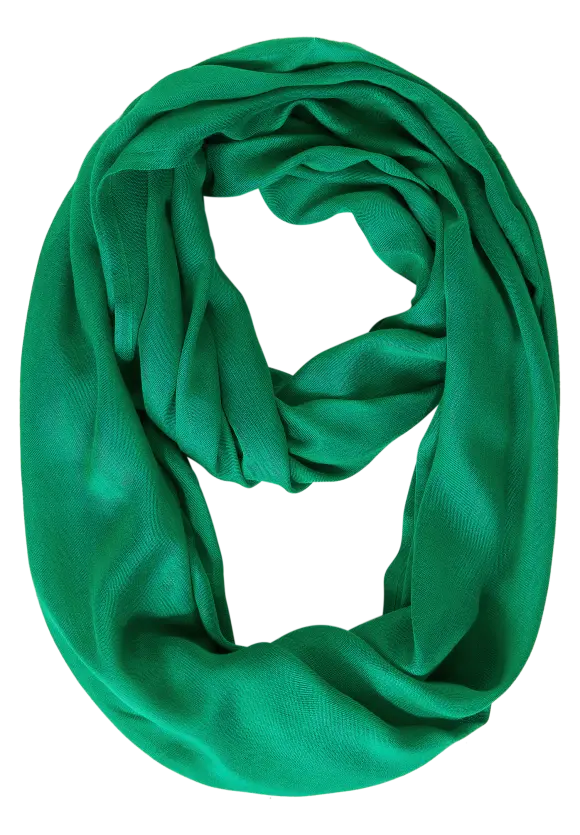 Loopschal in Unifarbe - easy green