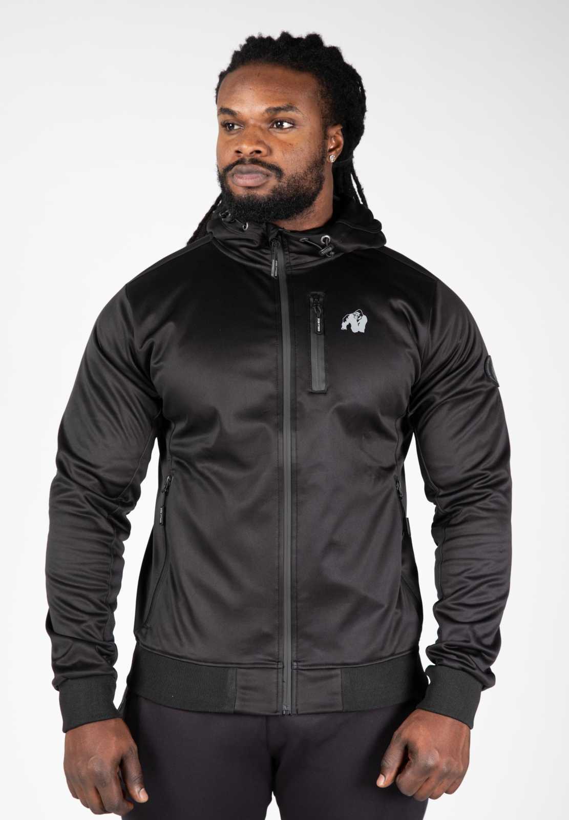 Jaqueta Softshell Glendale da Gorilla Wear, cor preta.
