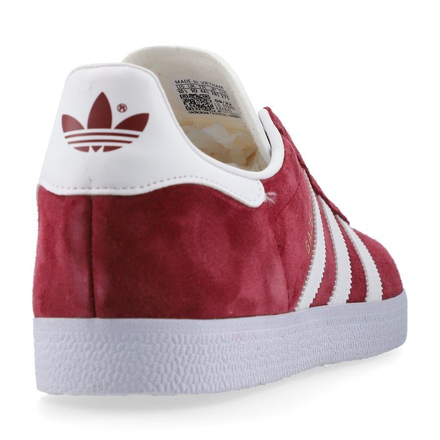 adidas Originals Chaussures Gazelle - Bordeaux/Blanc/Doré