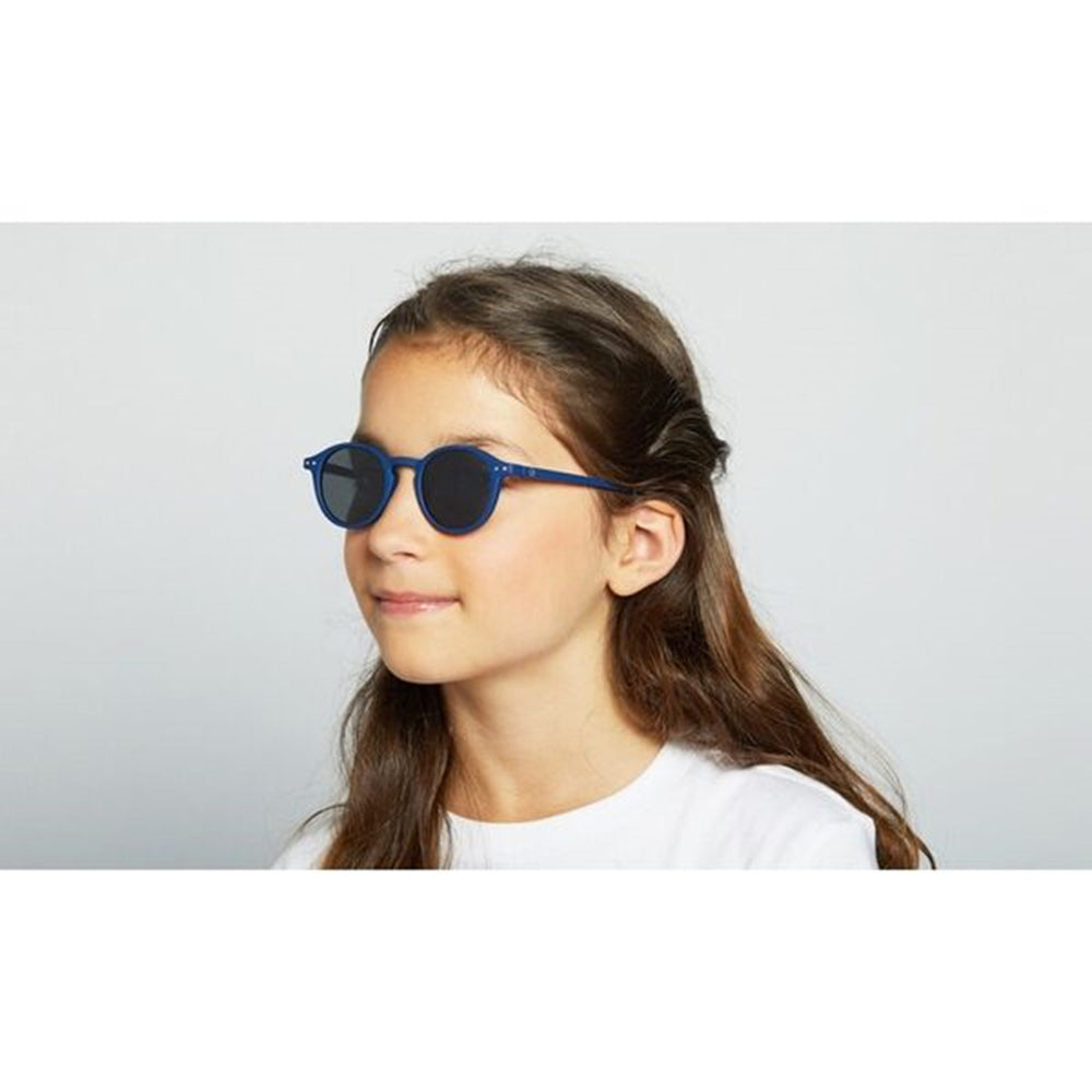 Junior Solbriller D Navy Blue - Izipizi → Luksusbaby.dk