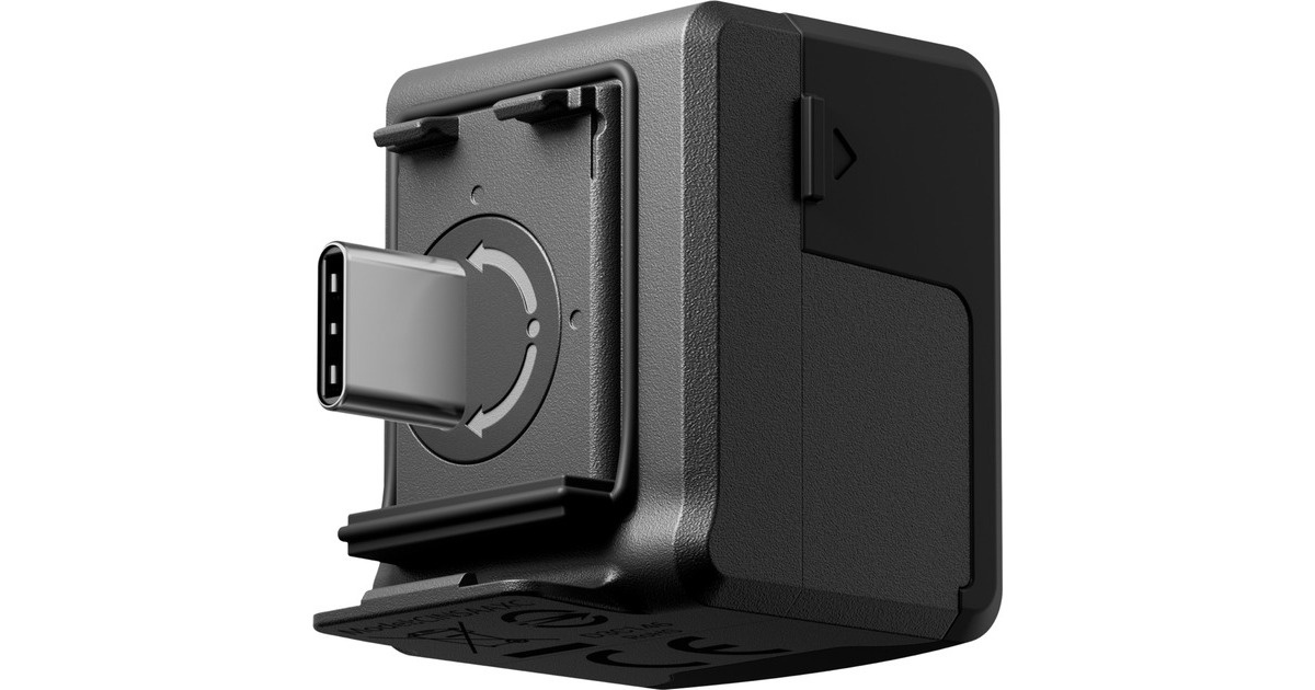Insta360Quick Reader voor Insta360 Ace Serie kaartlezer  (Zwart, USB-C, Lightning)