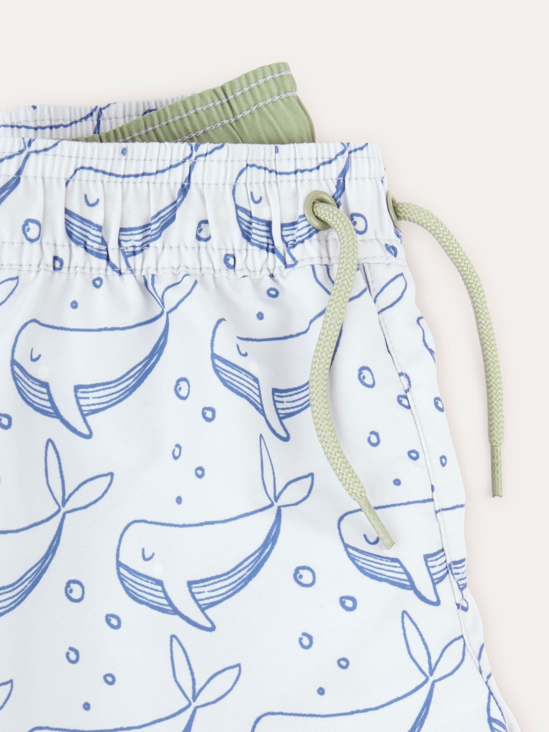 KIDLY BY MORI Blue Swim Shorts