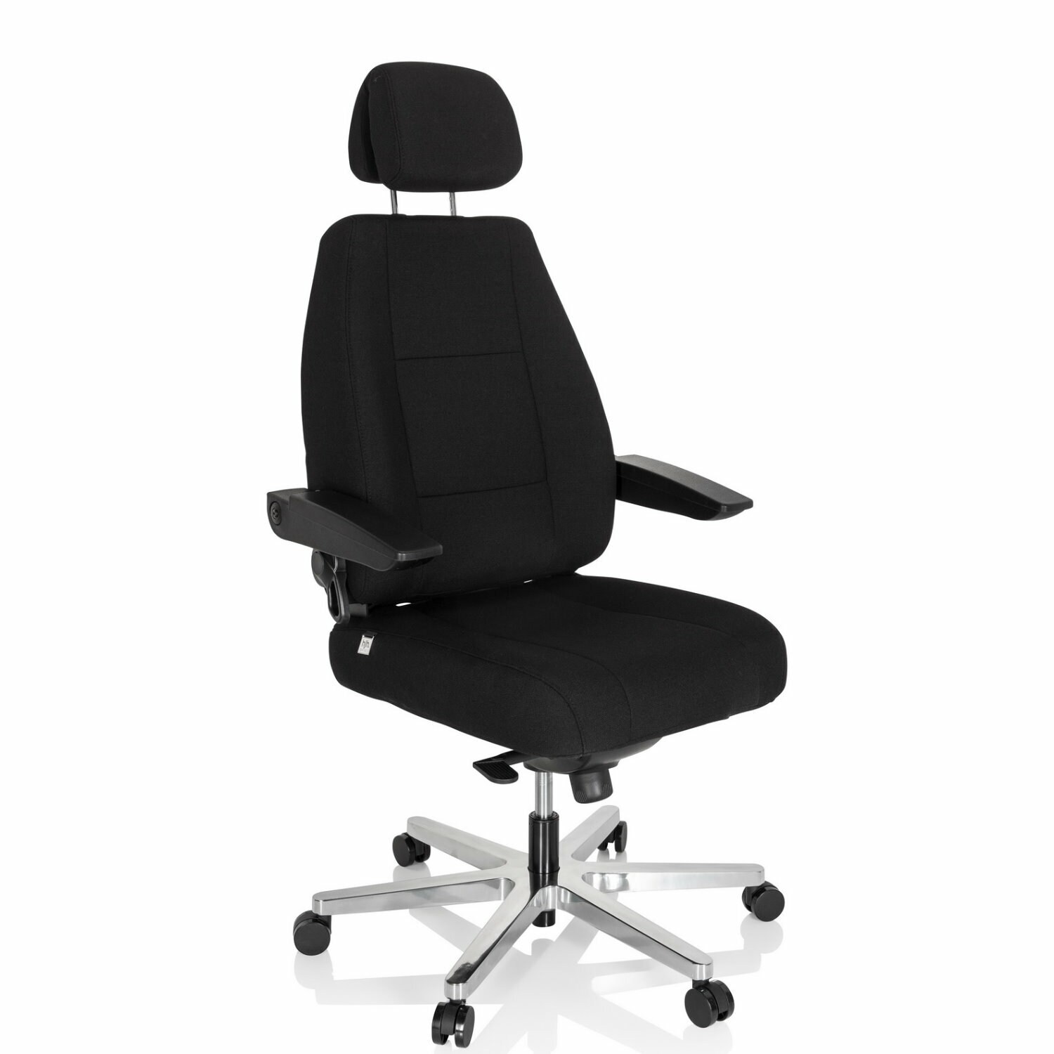XXL Drehstuhl 24 HOURS I Stoff mit abklappbaren Armlehnen hjh OFFICE