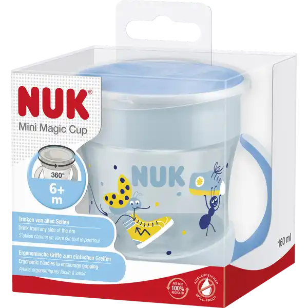 Mini Magic Cup Trinklernbecher, blau, 160 ml
