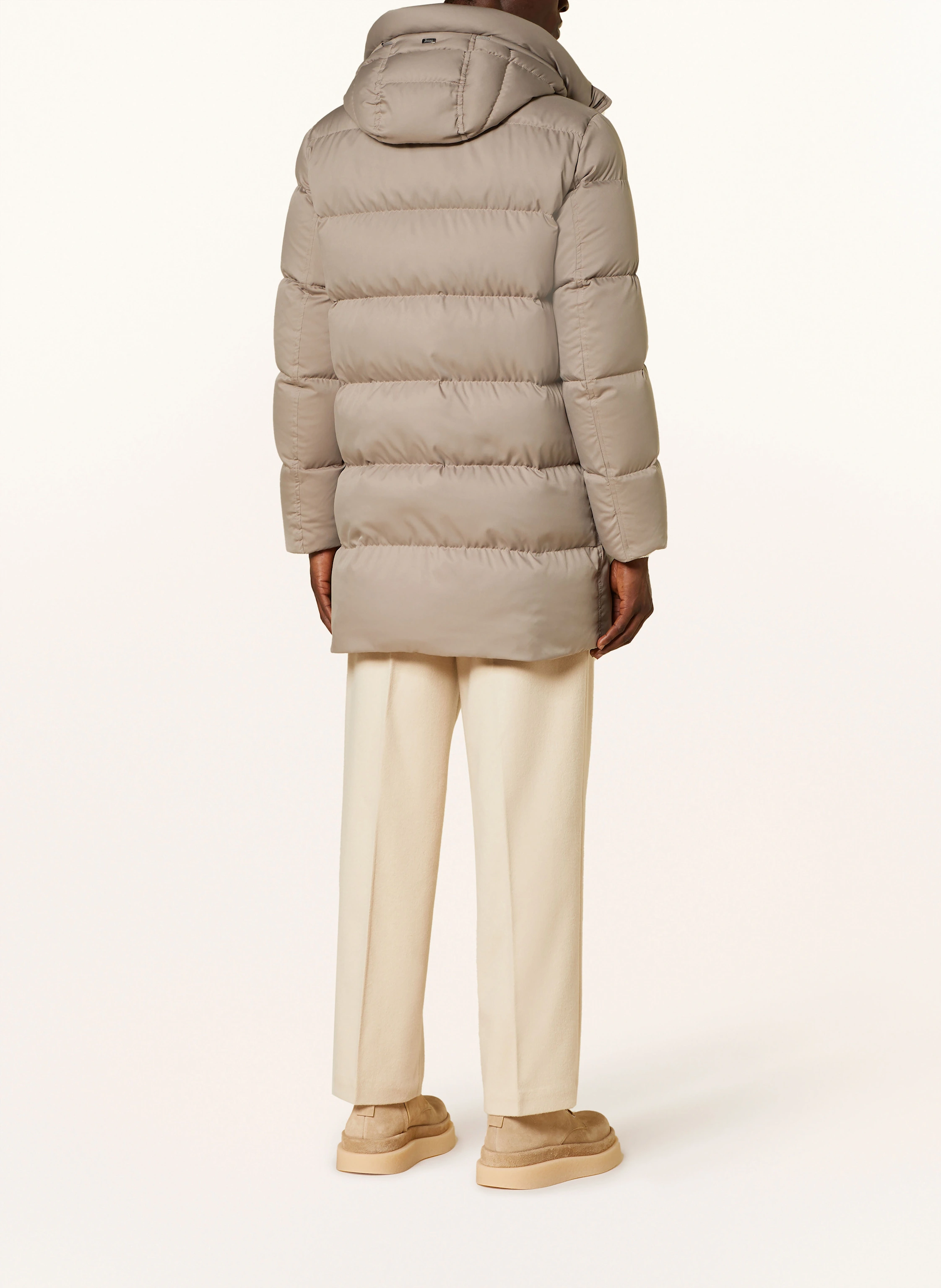 HERNO Daunenjacke mit abnehmbarem Kunstfell