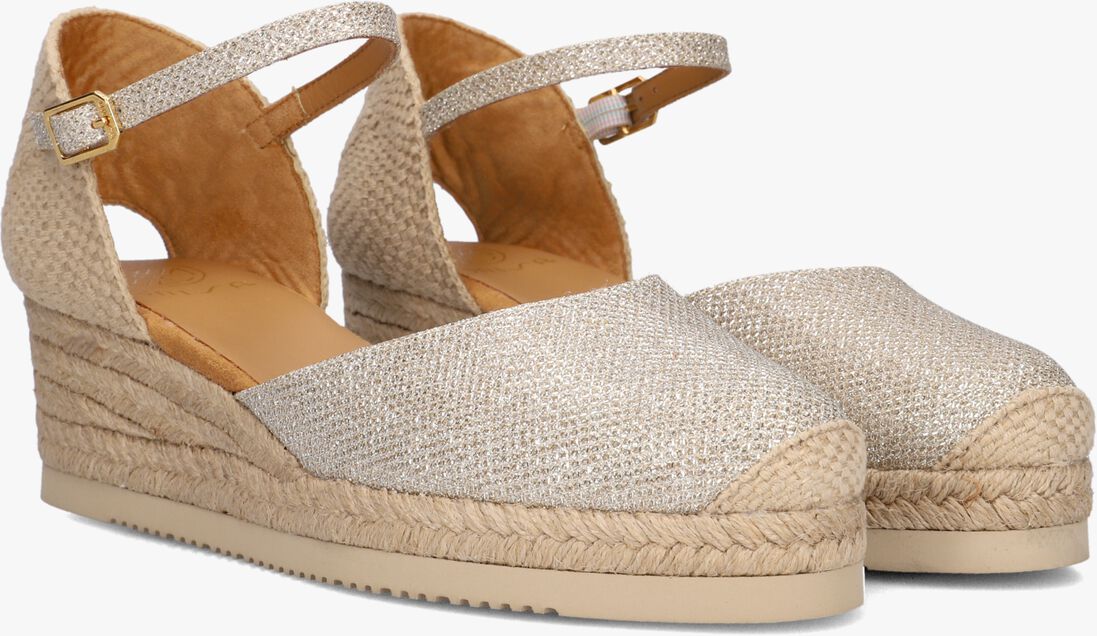 gouden unisa espadrilles cisca