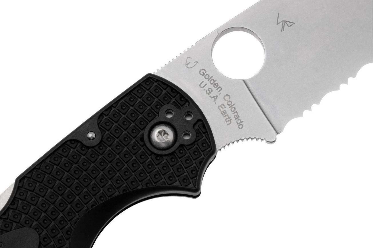 Spyderco Native Chief Lightweight C244PSBK, partly serrated zakmes