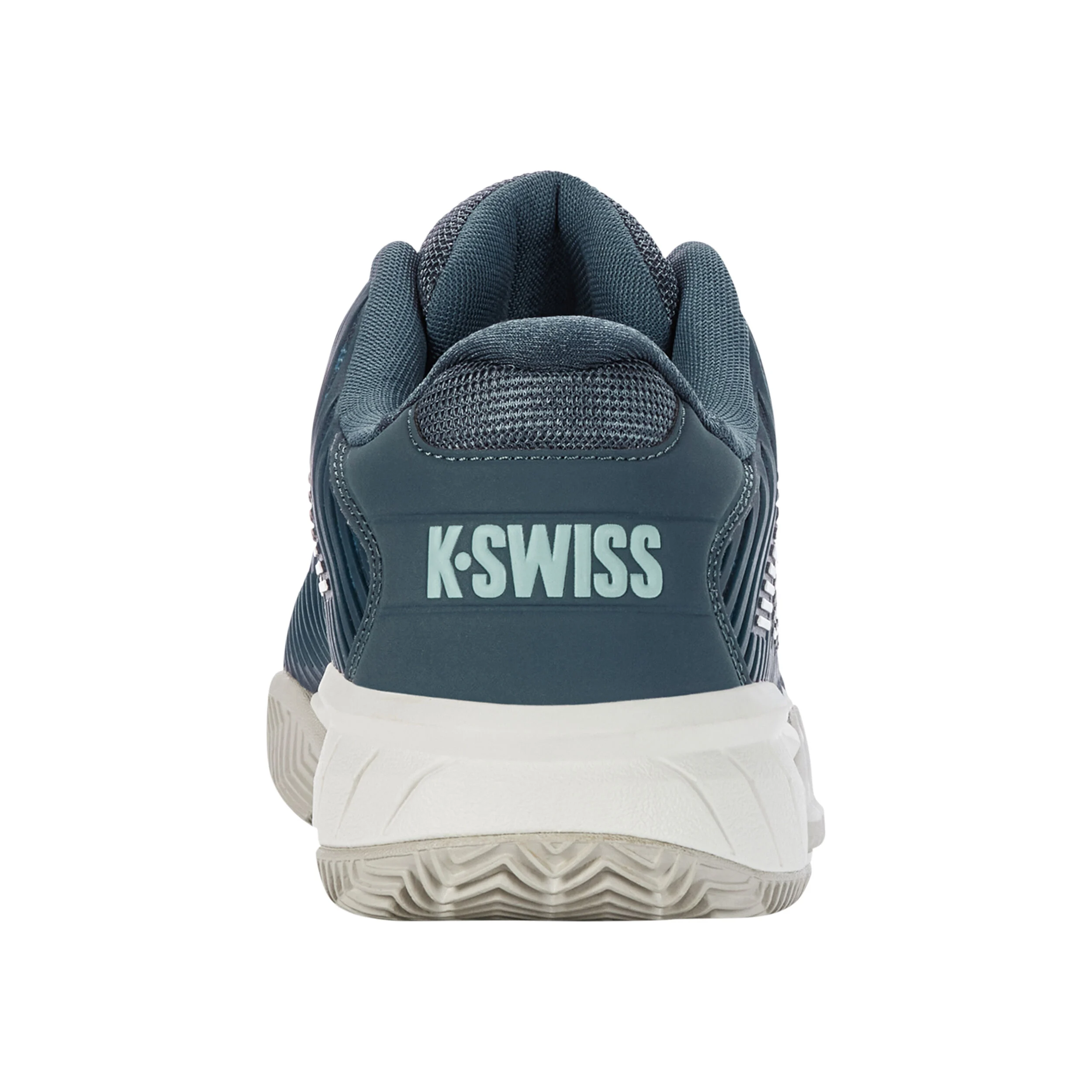 K-Swiss Hypercourt Express 2 Chaussure Terre Battue Hommes - Bleu Petrol, Blanc