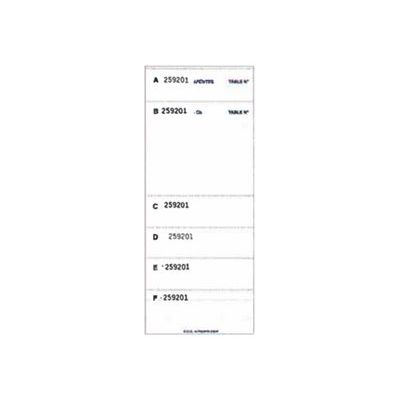 ELVE - 10 Blocs brasserie - 50 feuilles - 100 x 259 mm - en double