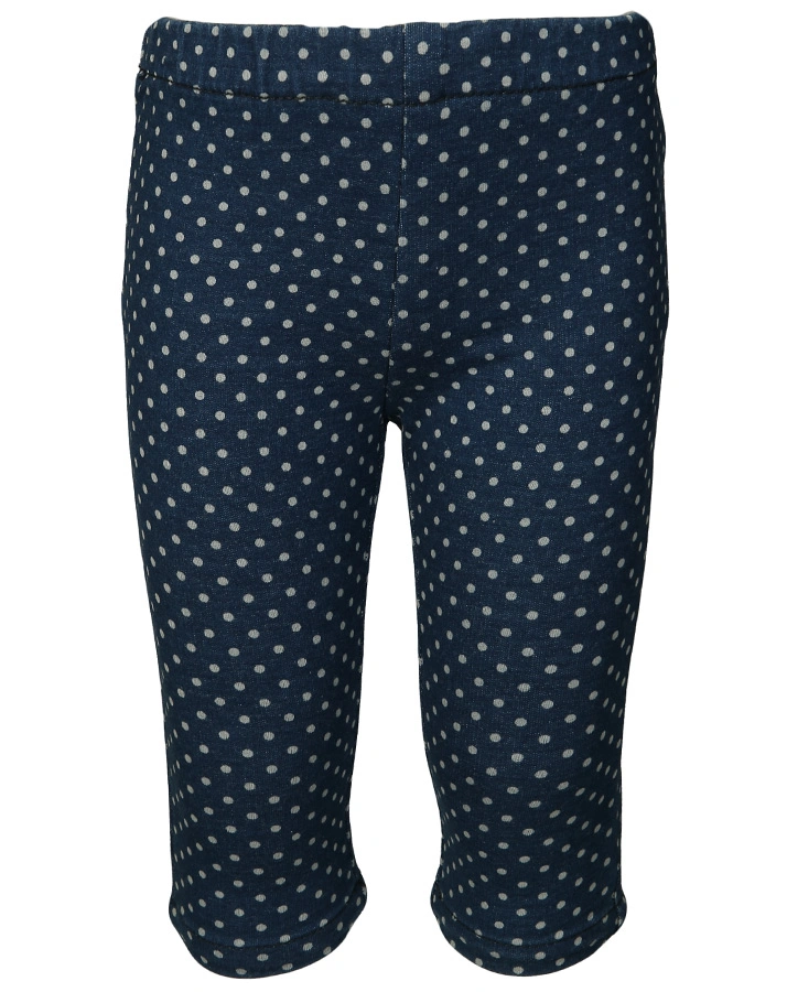 Capri-Leggings DOTS in dunkelblau