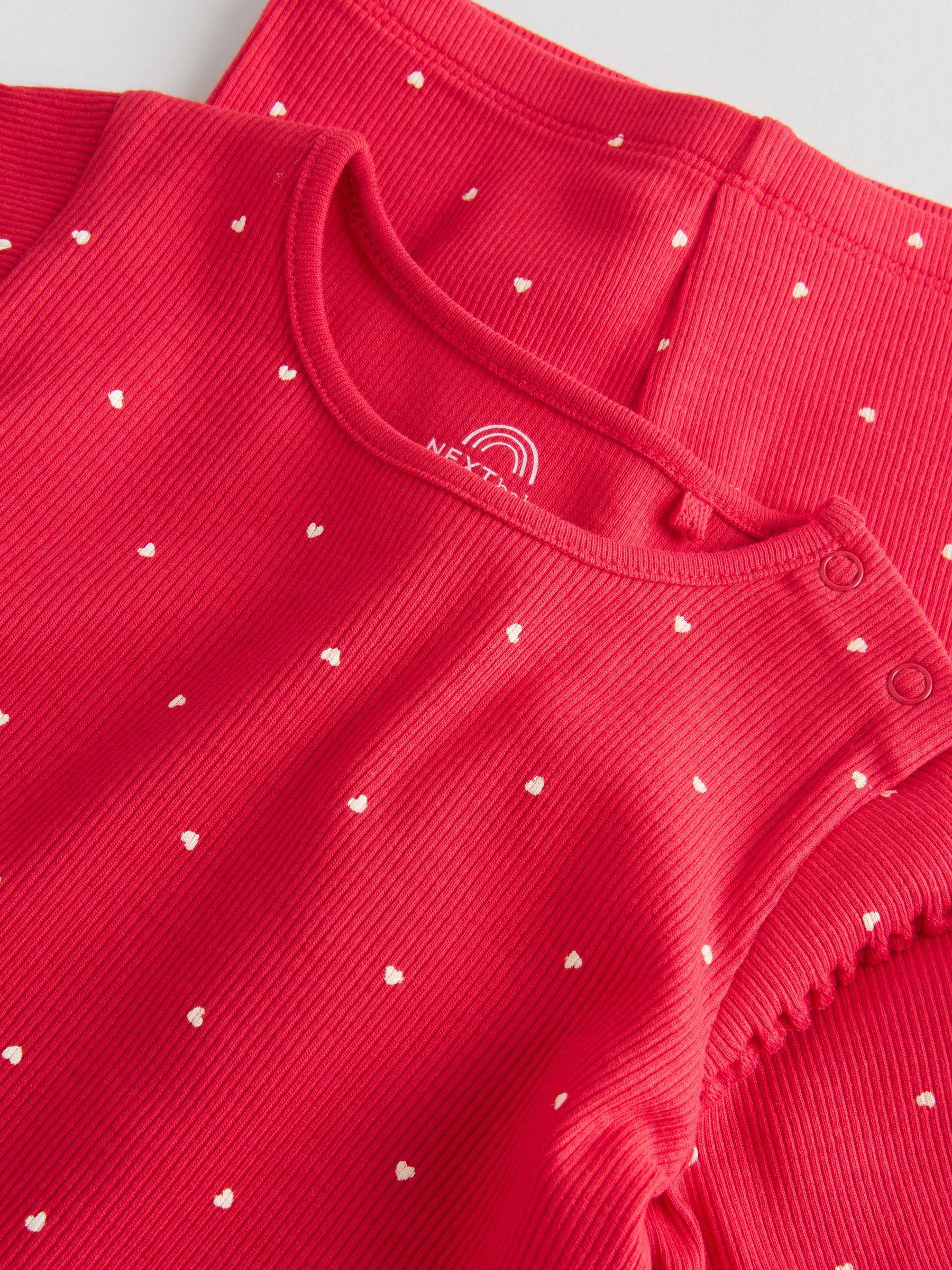 Rood - Top en Leggings 2 -delige Baby Set (0mnd-2jr)