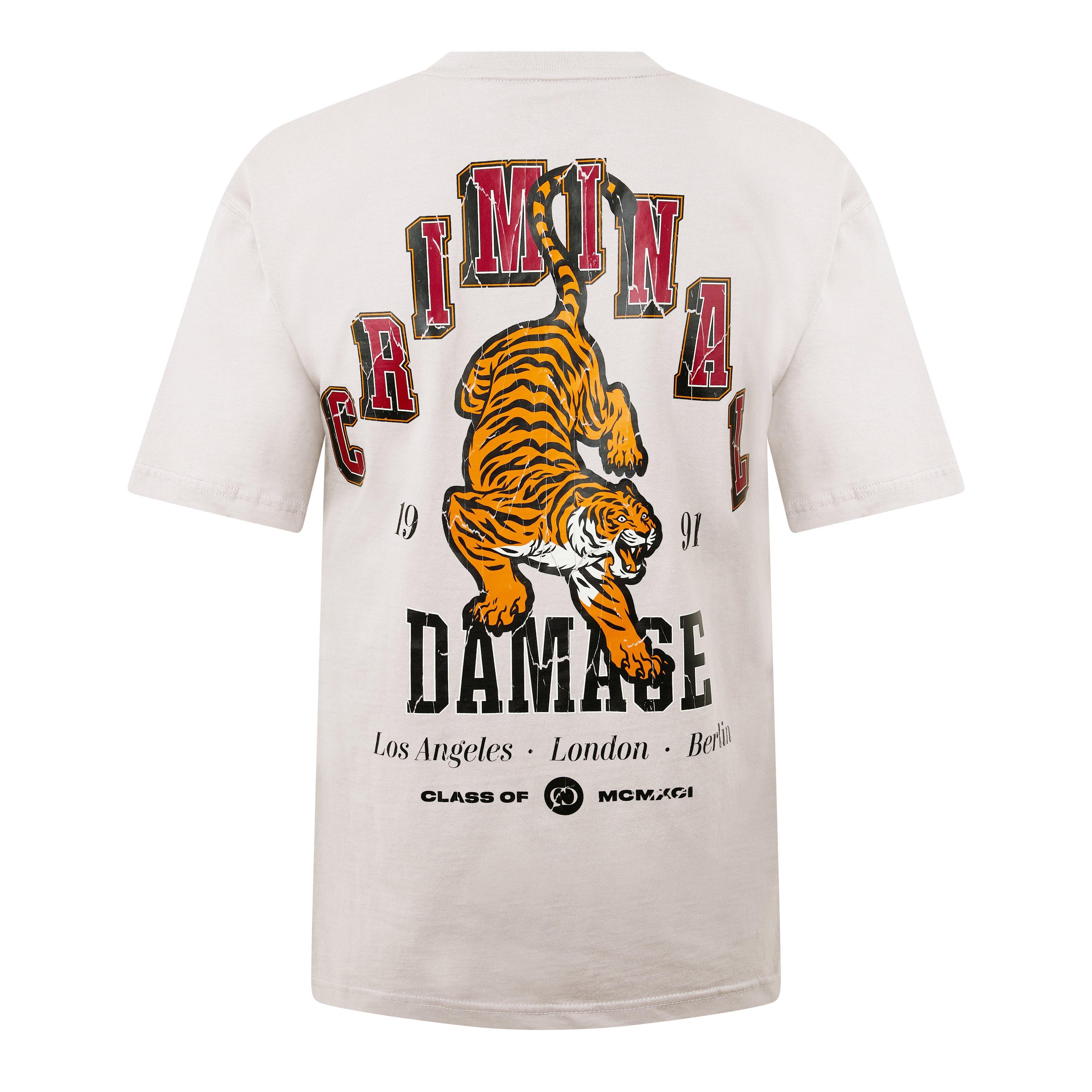 Criminal Damage CD Tigers T-Shirt Adults