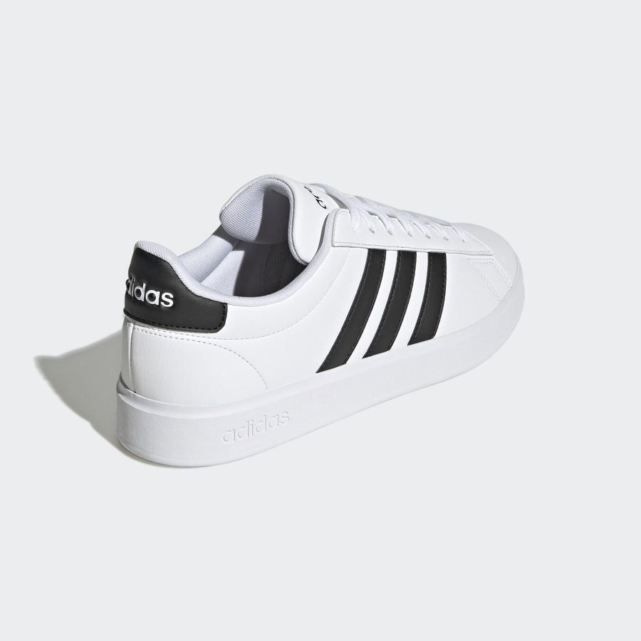 adidas Chaussures Court Cloudfoam Comfort - Blanc/Noir