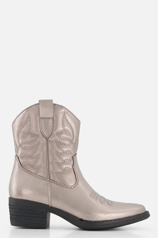 Muyters Cowboylaarzen zilver Pu