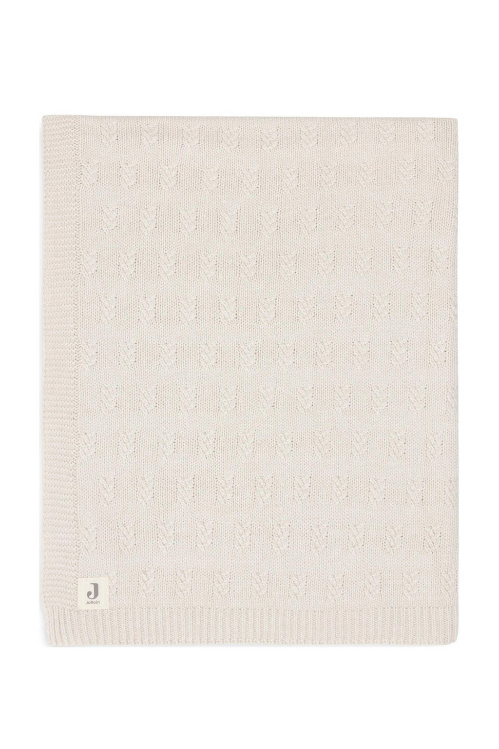 baby ledikantdeken 100x150cm Grain Knit - Oatmeal