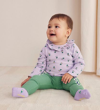 Bobo Choses Leggings - Diamanten - Grün