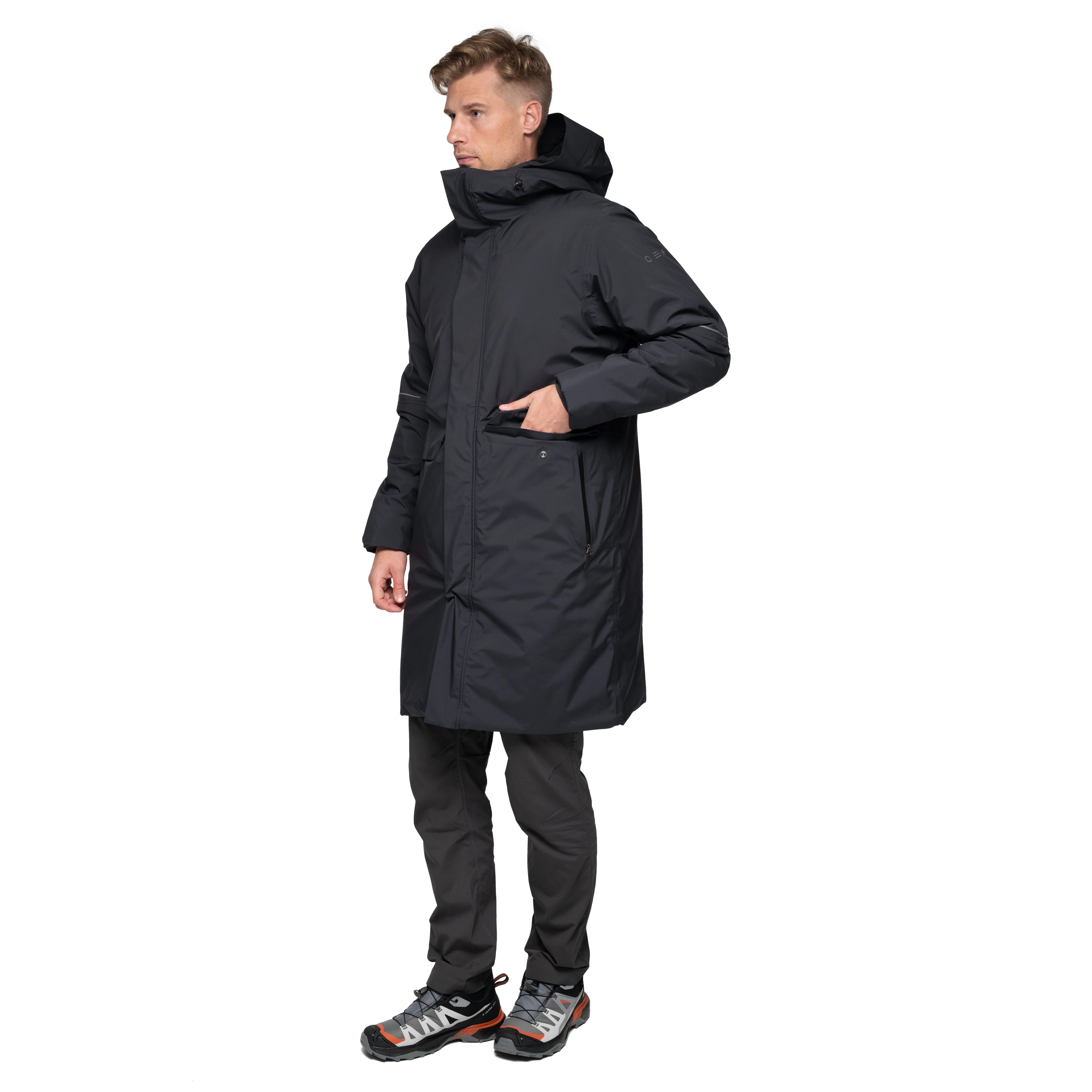 Oslo Urban Insulated Parka Black