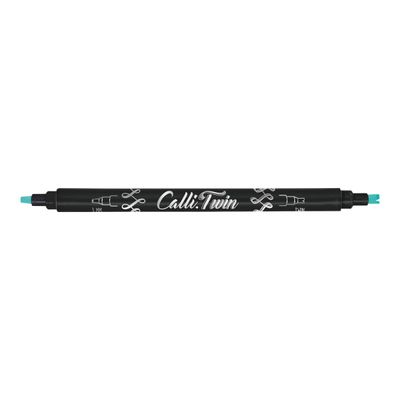 Online Calli Twin - Stylo pinceau à double embout - feutre de calligraphie - vert menthe