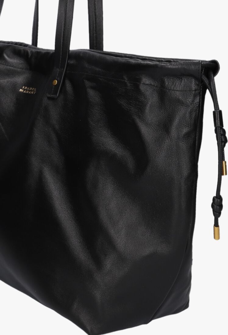 zwarte isabel marant schoudertas silven e/w-gb 25acs0004fa