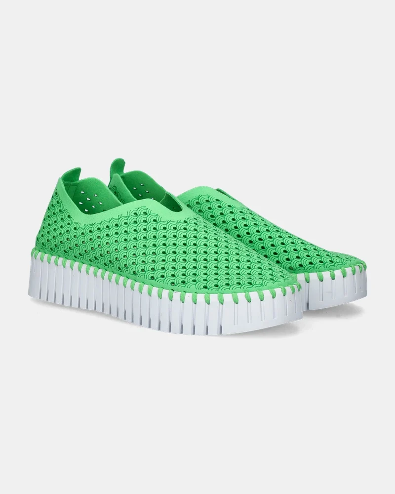 Ilse Jacobsen Tulip Instapschoenen  - groen