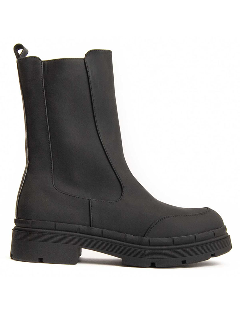 Black Platform Ankle Boots for Women