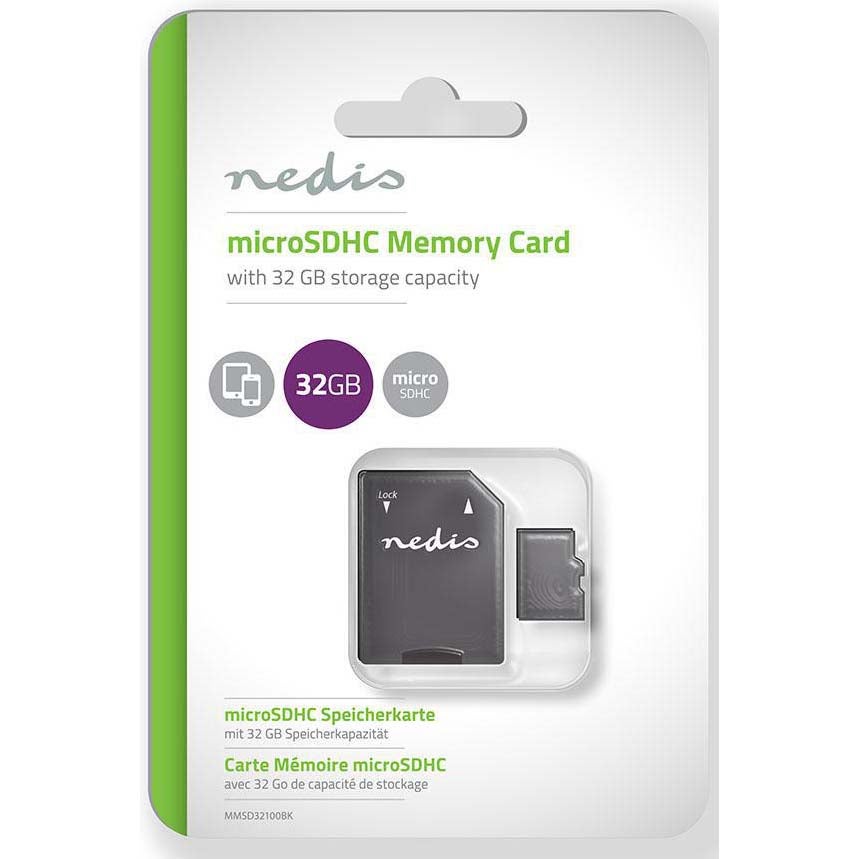Nedis MMSD32100BK microSDHC geheugenkaart 32GB