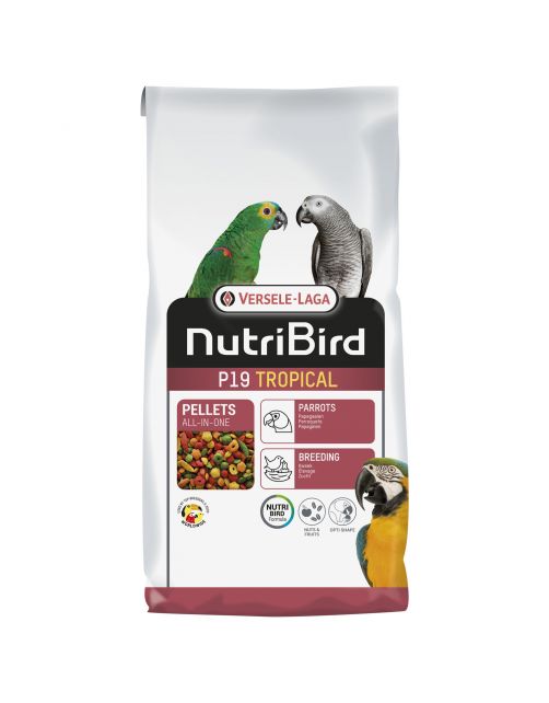 Versele-Laga Nutribird P19 Tropical Papegaai Kweekvoer - Vogelvoer - 10 kg