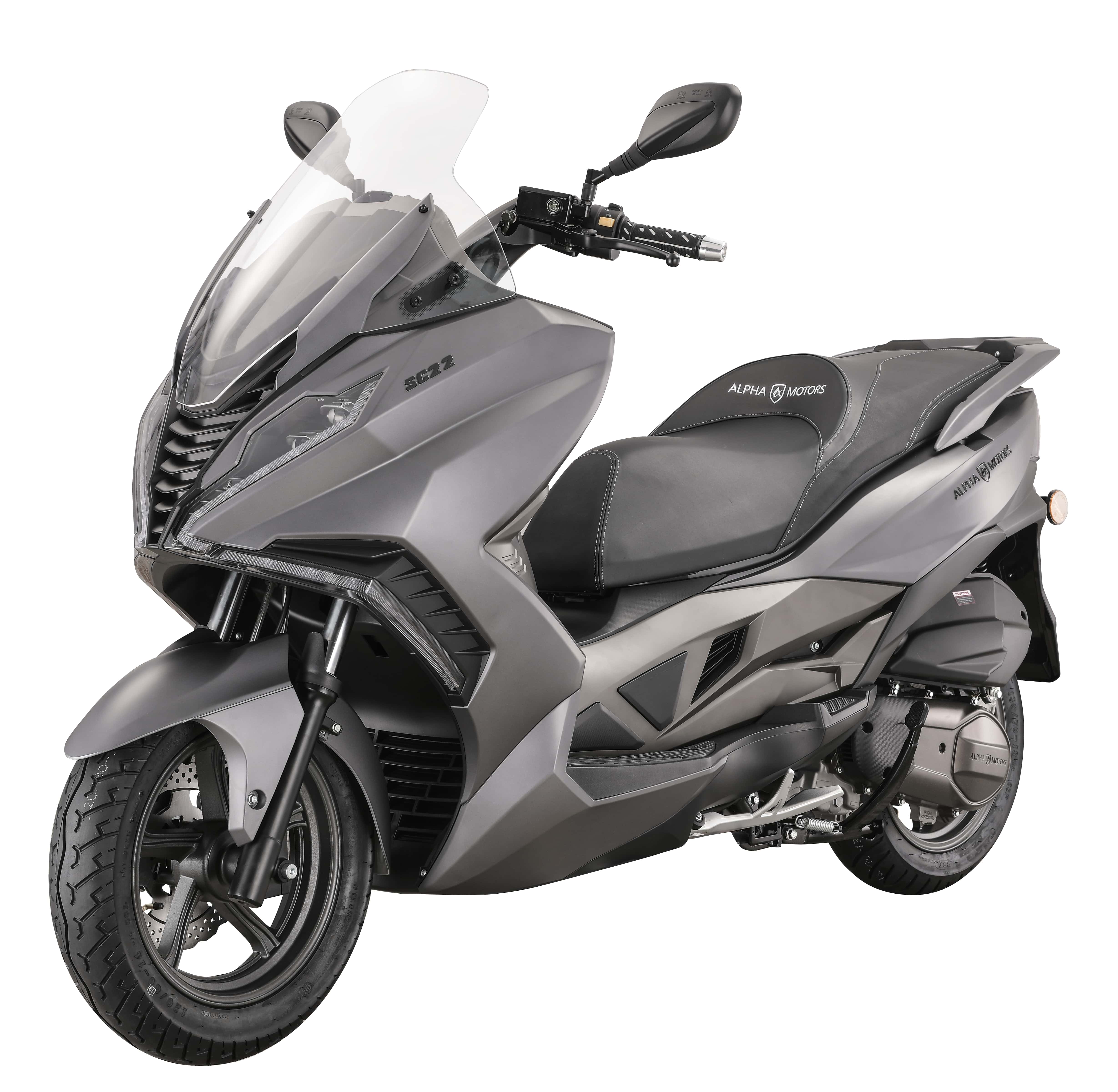 Alpha Motors Motorroller Sport Cruiser 22 125 ccm 95 km/h EURO 5 grau