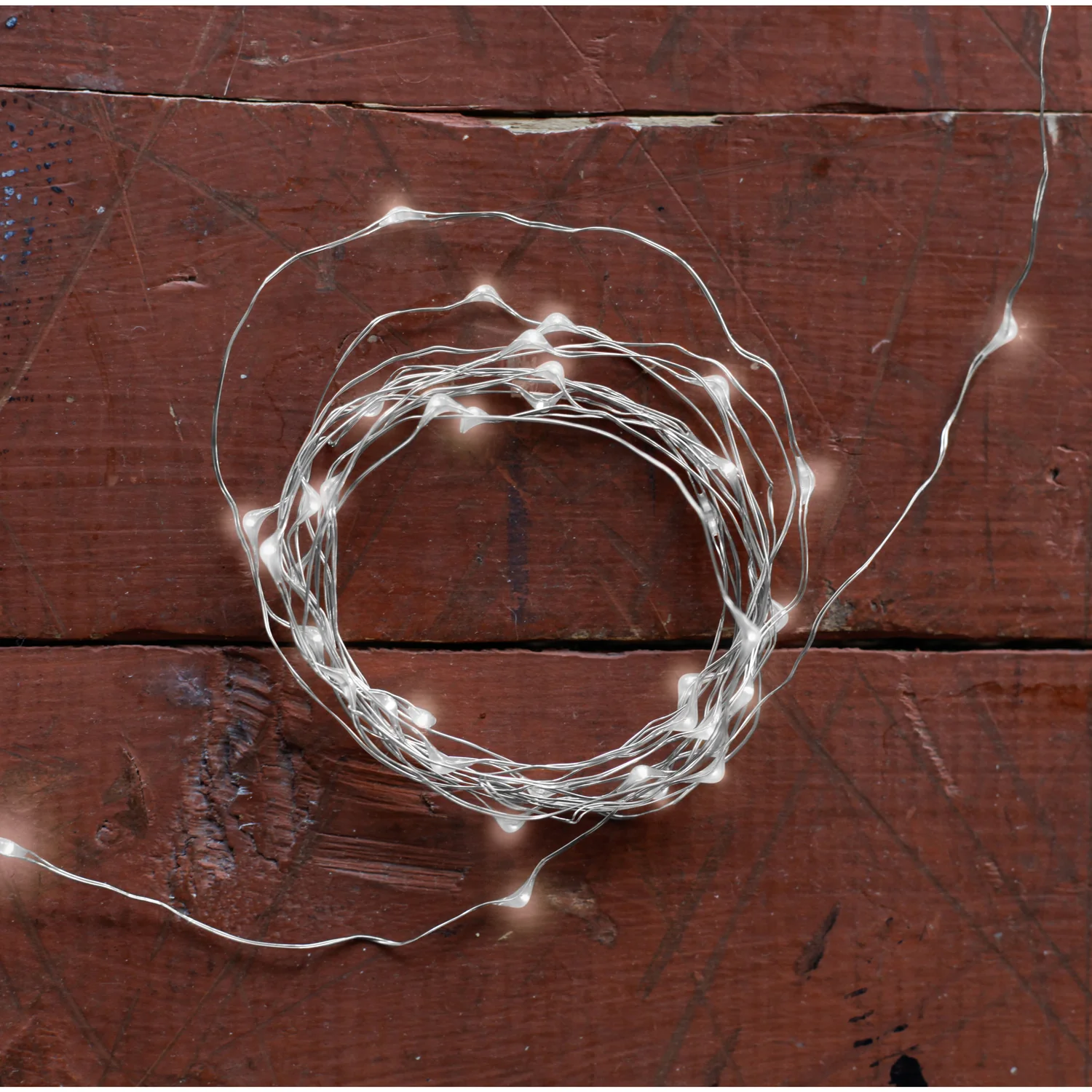 Silver Wire Lights