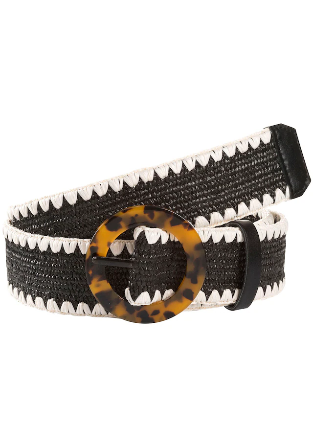 TOM TAILOR Stoffgürtel »TTTHELMA« 4 cm breiter Damen Bandgürtel, Must-Have für Frühling und Sommer
