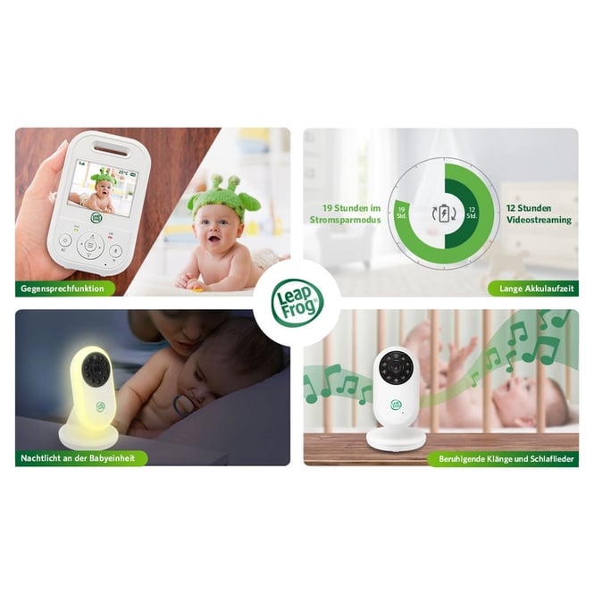 Leap Frog - Video Babyphone 2,8 Zoll - weiß