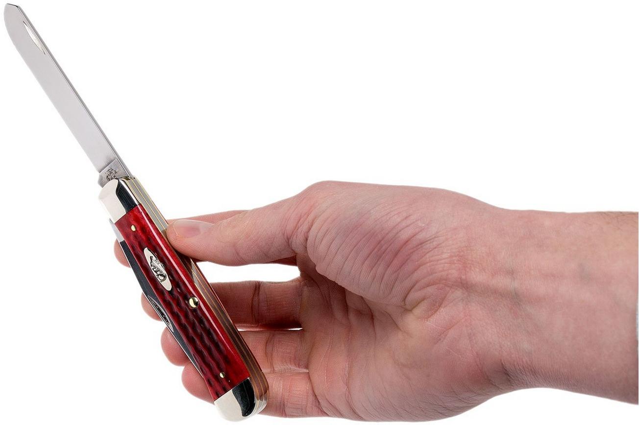 Case Trapper Pocket Worn Old Red Bone, 00783, 6254 SS zakmes