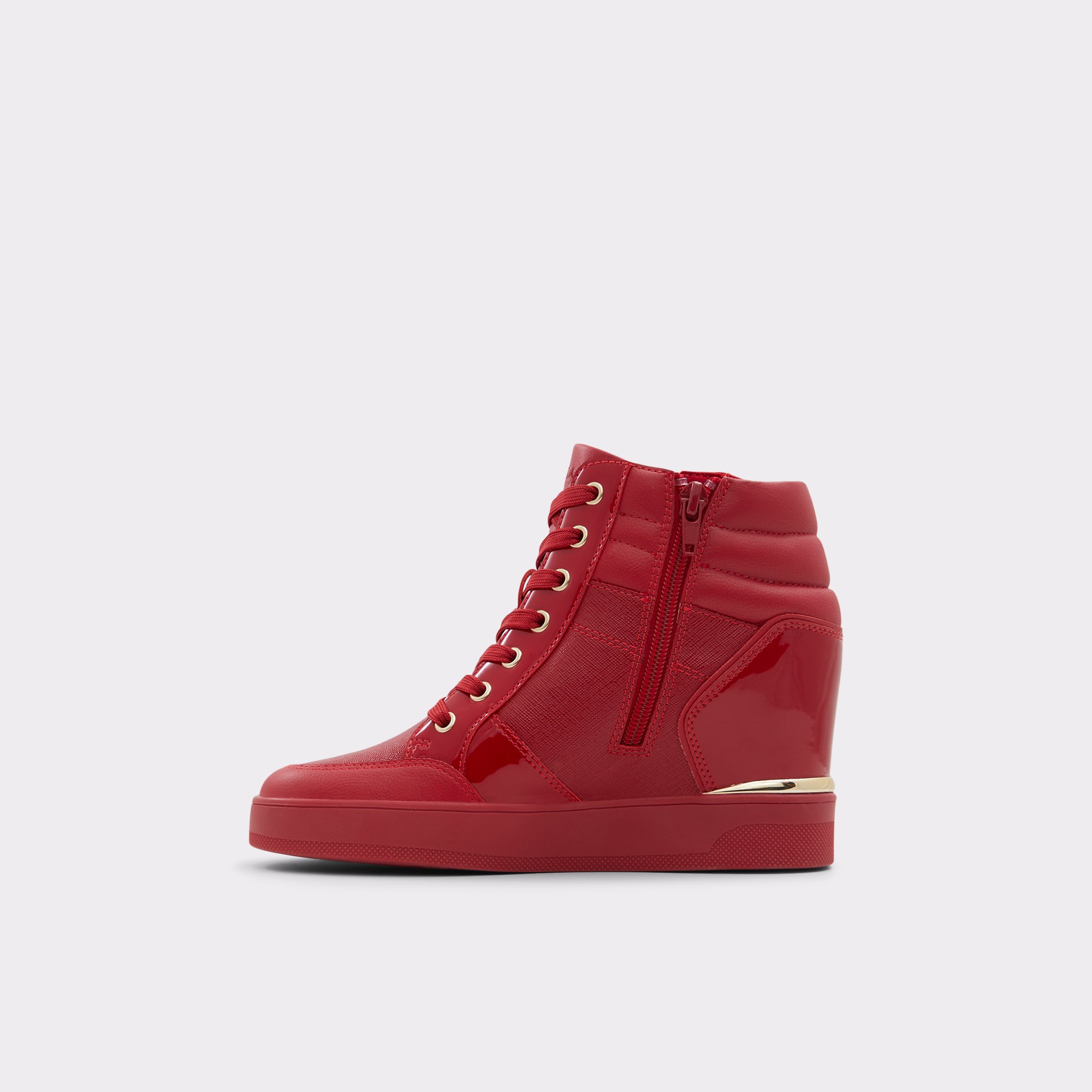 Ereliclya Bright Red Women High top sneakers