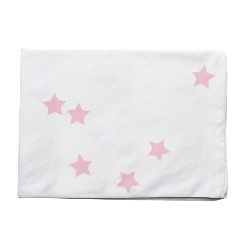 Duvetbezug 160 x 210 Sternen Rosé