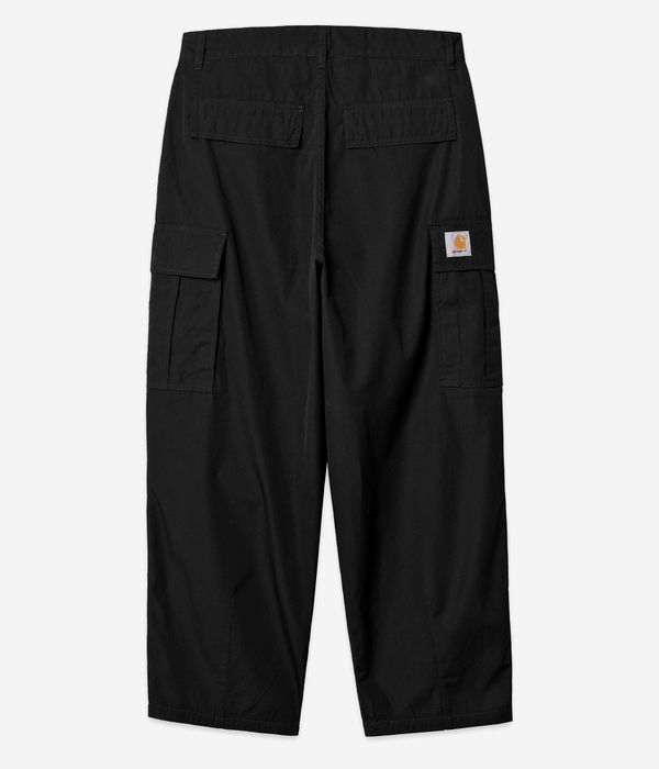 Carhartt WIP Cole Cargo Pant Lane Poplin Hose (black rinsed)
