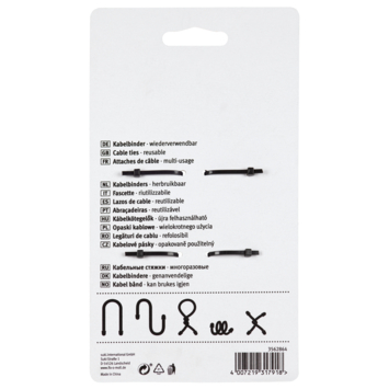 Kabelbinder fix-o-tie 2 kleuren 31cm lang 2 stuks