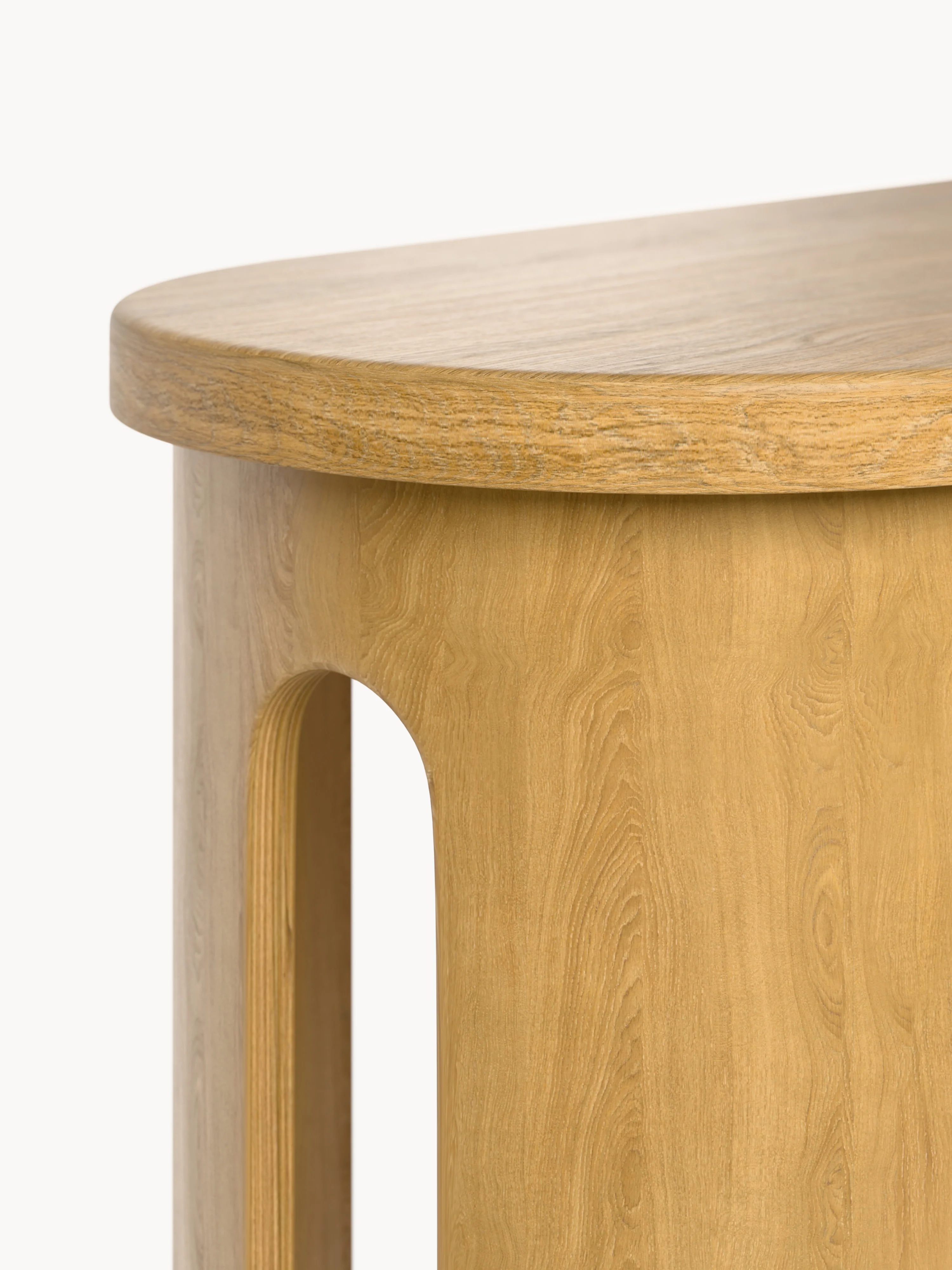 Houten wandtafel Inola