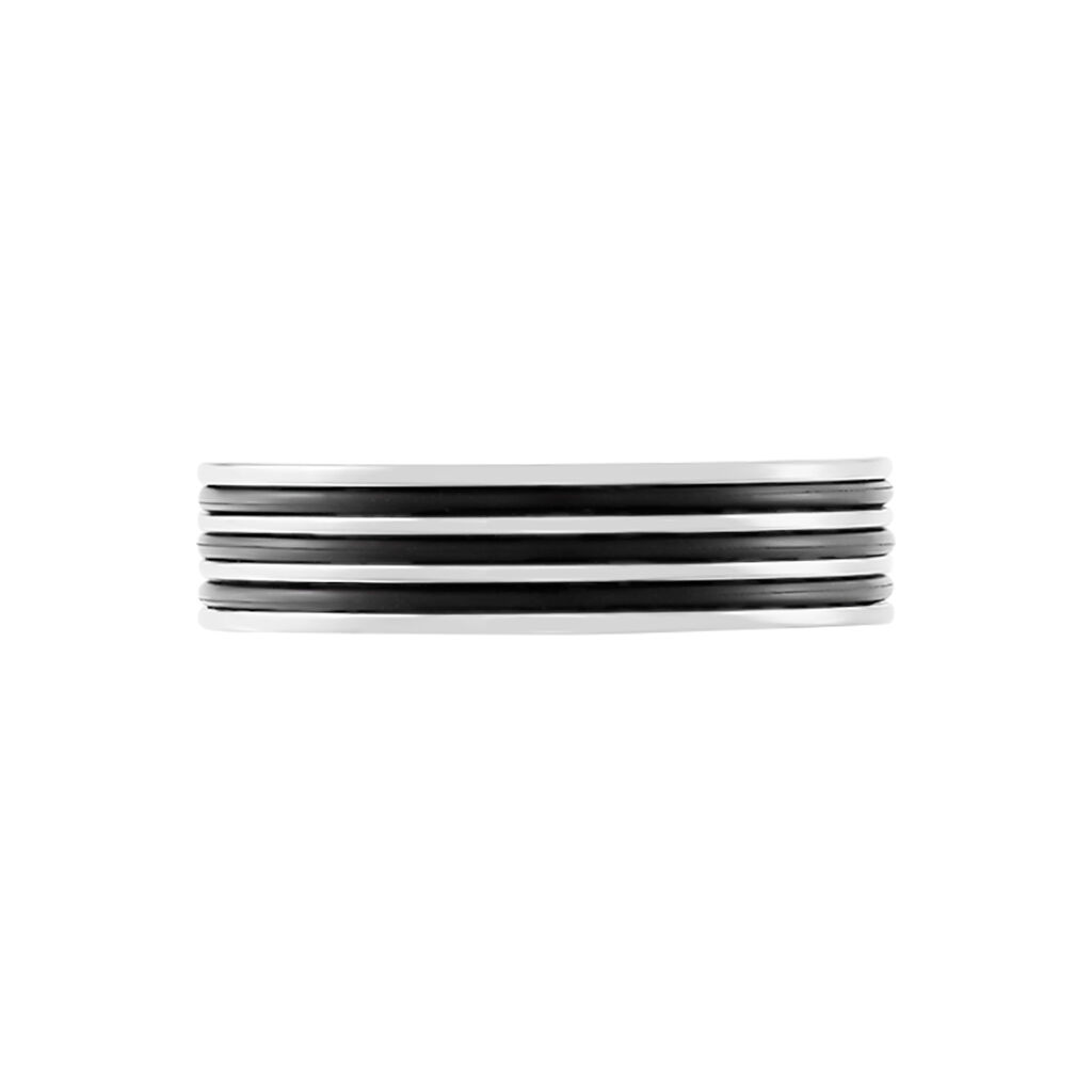 Bague Wallace Acier Blanc