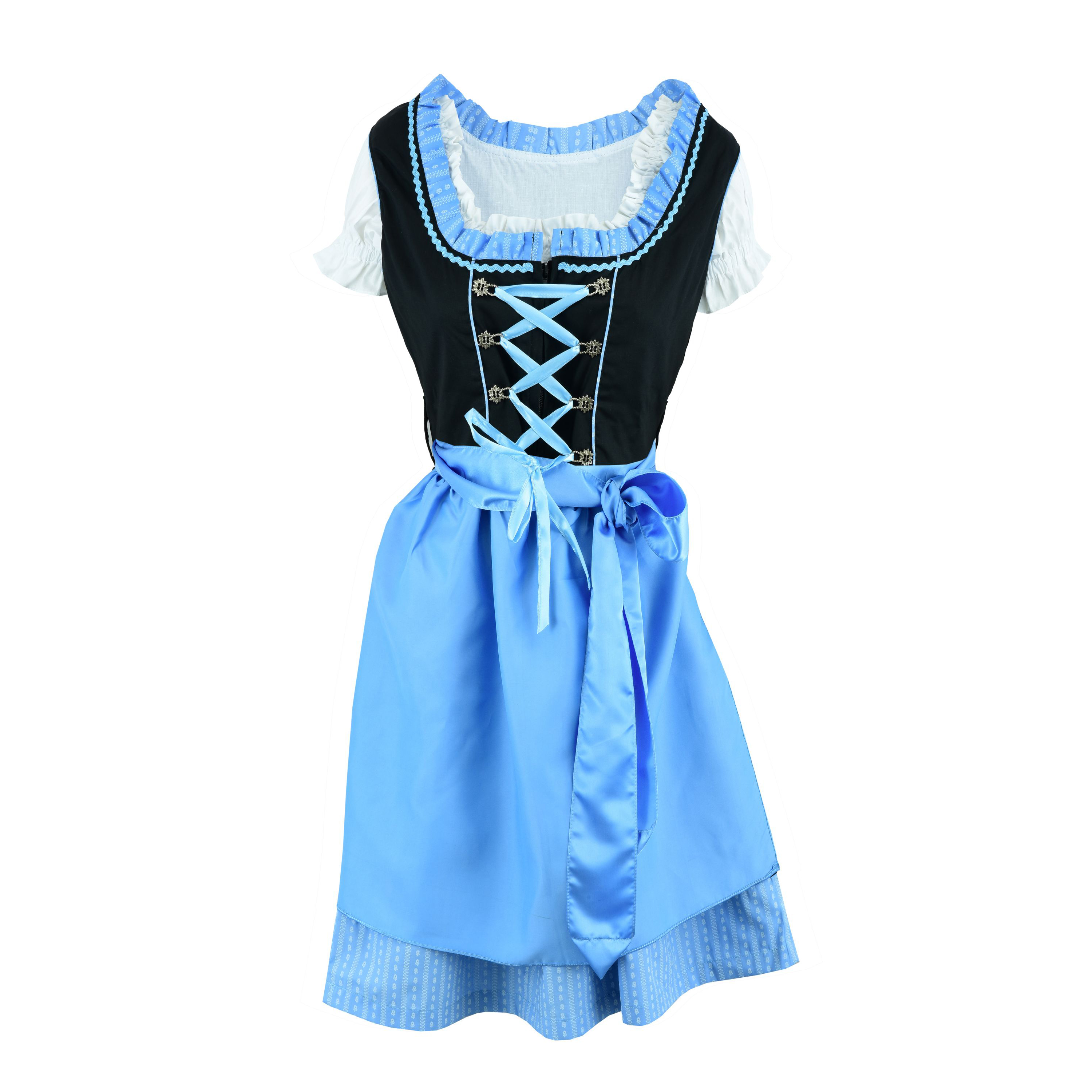 Dirndl Kleid blau Grösse 36