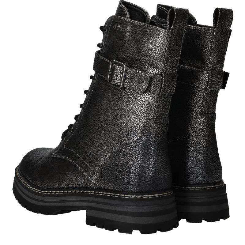 Rieker Veterboots Zilver Dames