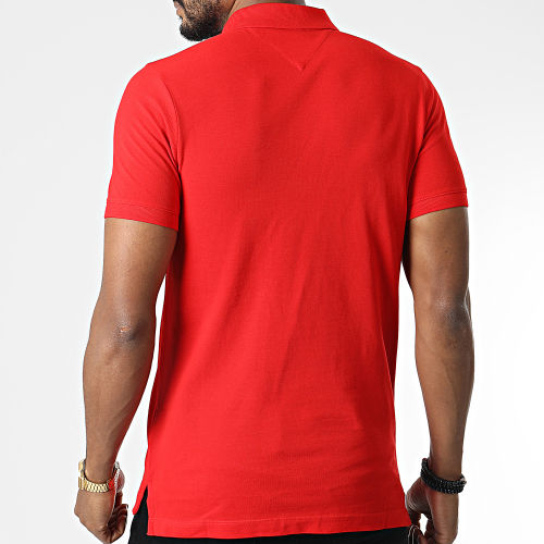 Polo Manches Courtes Slim Placket 5940 Rouge